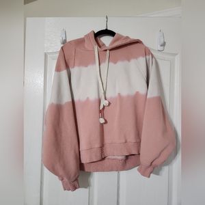 Wildfox Tie Dye Light Pink Cream Sweatsuit